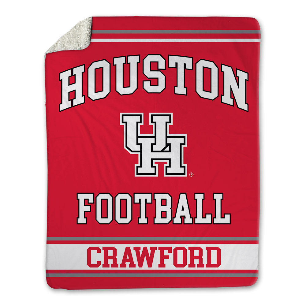 Houston - NCAA Football : Larry Crawford - Blanket-0