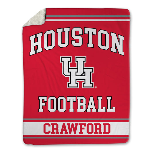 Houston - NCAA Football : Larry Crawford - Blanket-0