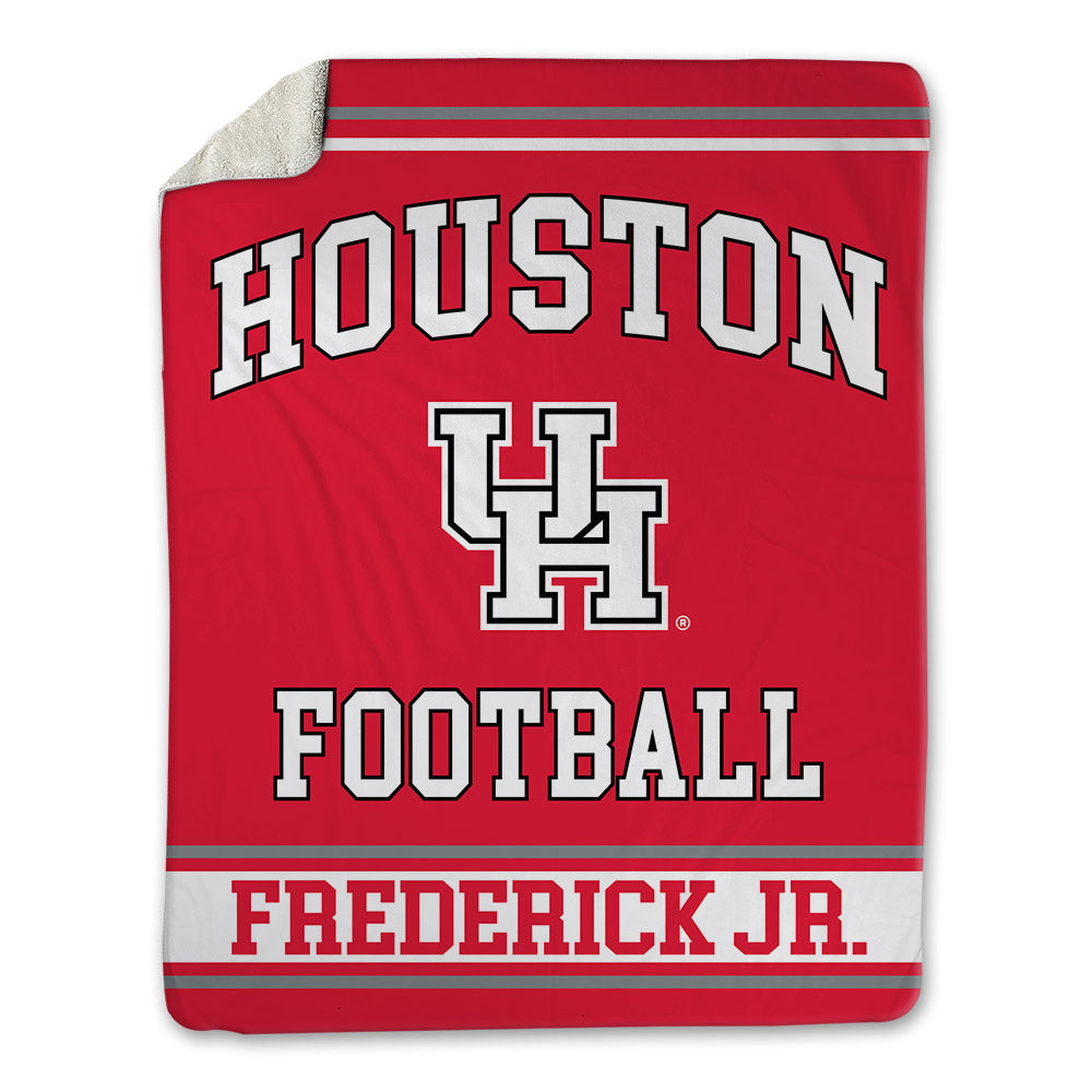 Houston - NCAA Football : Traville Frederick Jr. - Blanket-0