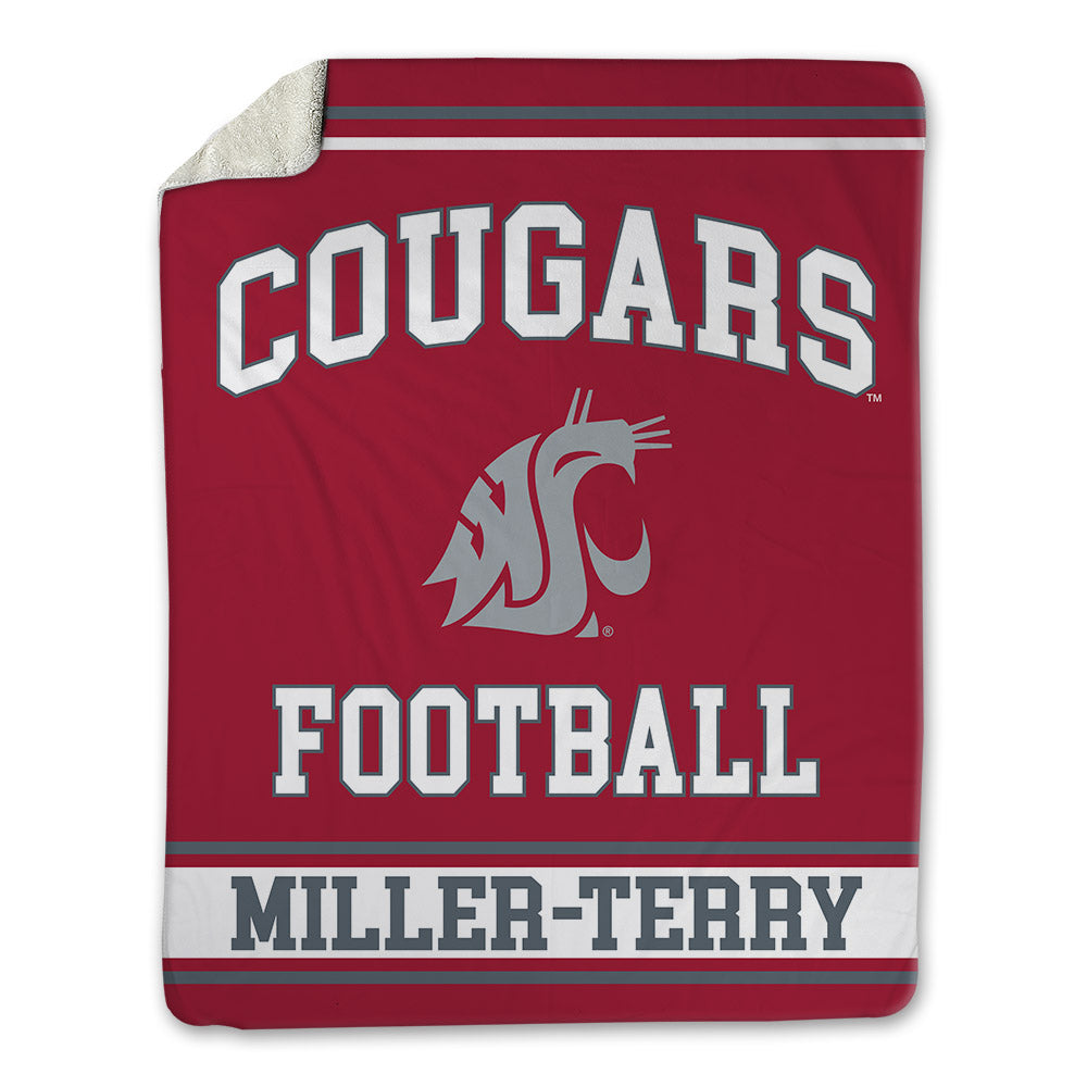 WSU - NCAA Football : Kenny Miller-Terry - Blanket-0