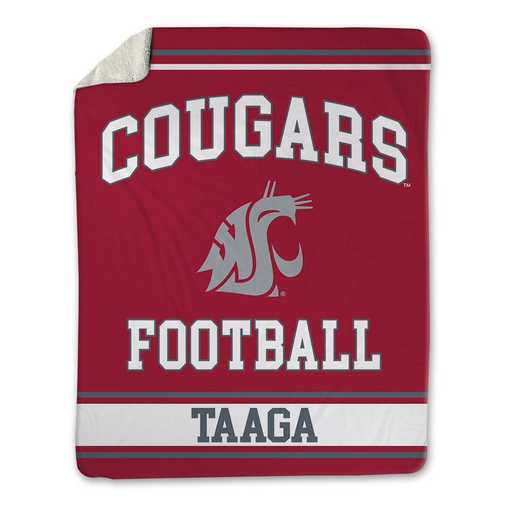 WSU - NCAA Football : Lolo Taaga - Blanket-0