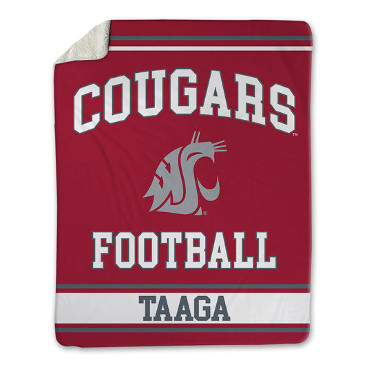 WSU - NCAA Football : Lolo Taaga - Blanket-0