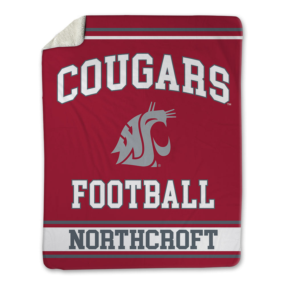 WSU - NCAA Football : Caleb Northcroft - Blanket-0