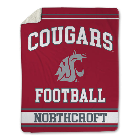 WSU - NCAA Football : Caleb Northcroft - Blanket-0