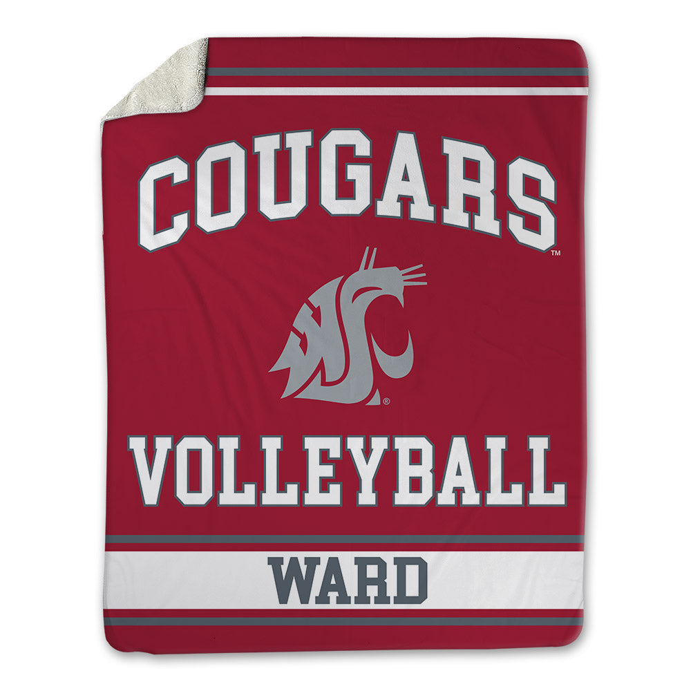 WSU - NCAA Women's Volleyball : Livia Ward - Blanket-0