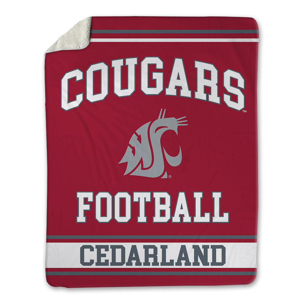 WSU - NCAA Football : Hudson Cedarland - Blanket-0