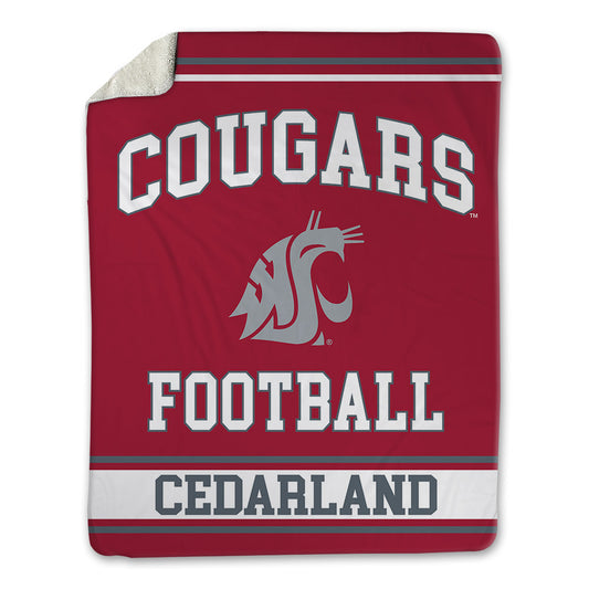 WSU - NCAA Football : Hudson Cedarland - Blanket-0