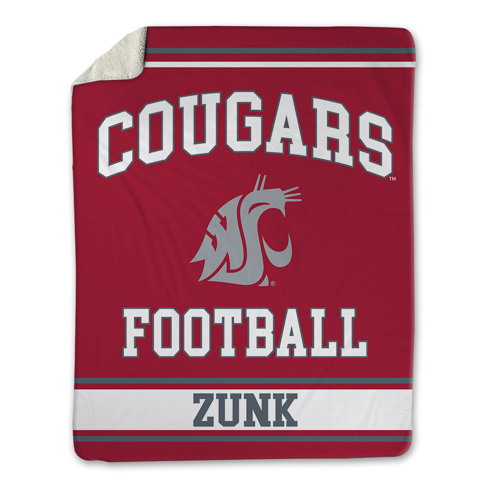 WSU - NCAA Football : Linus Zunk - Blanket-0