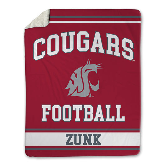 WSU - NCAA Football : Linus Zunk - Blanket-0