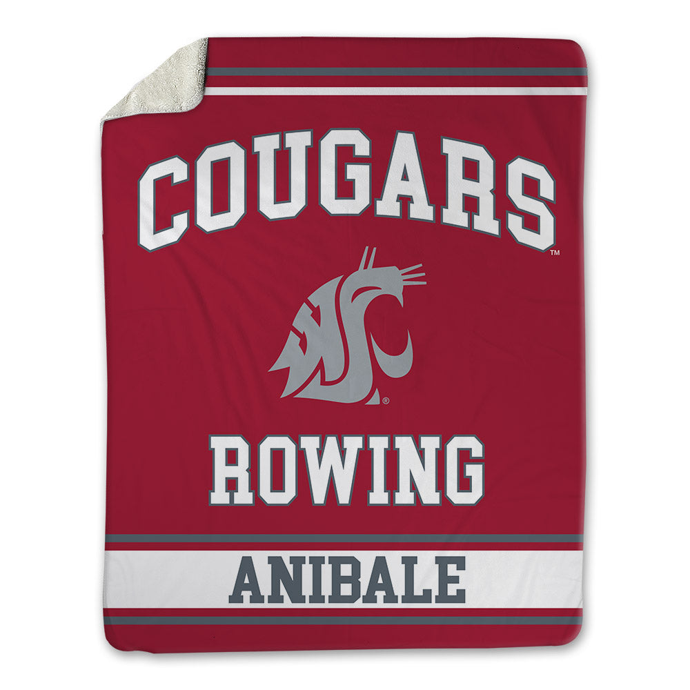WSU - NCAA Women's Rowing : Mia Anibale - Blanket-0