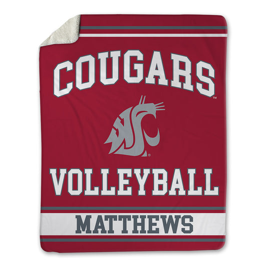 WSU - NCAA Women's Volleyball : Emerson Matthews - Blanket-0