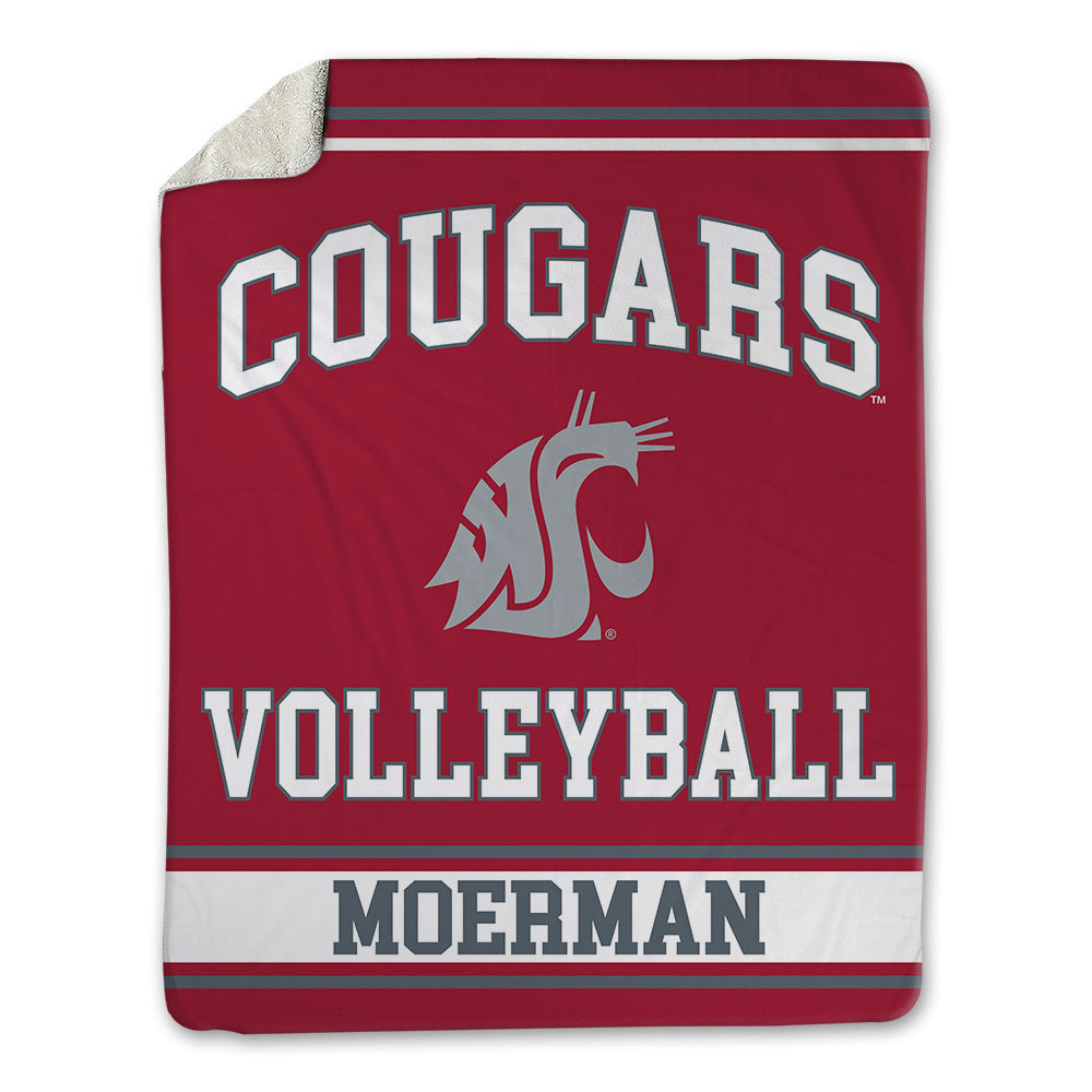 WSU - NCAA Women's Volleyball : Kryssa Moerman - Blanket-0