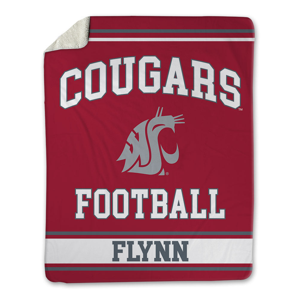 WSU - NCAA Football : Bryson Flynn - Blanket-0
