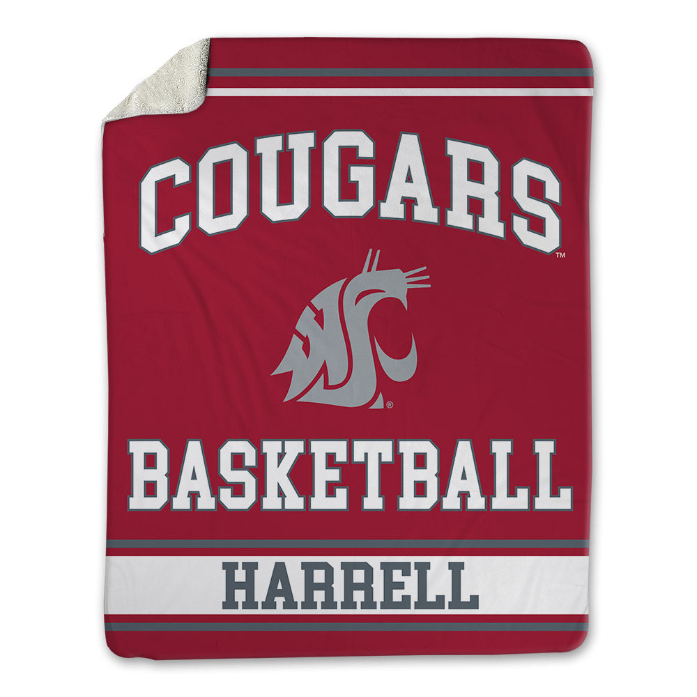 WSU - NCAA Men's Basketball : Jaylen Harrell - Blanket-0