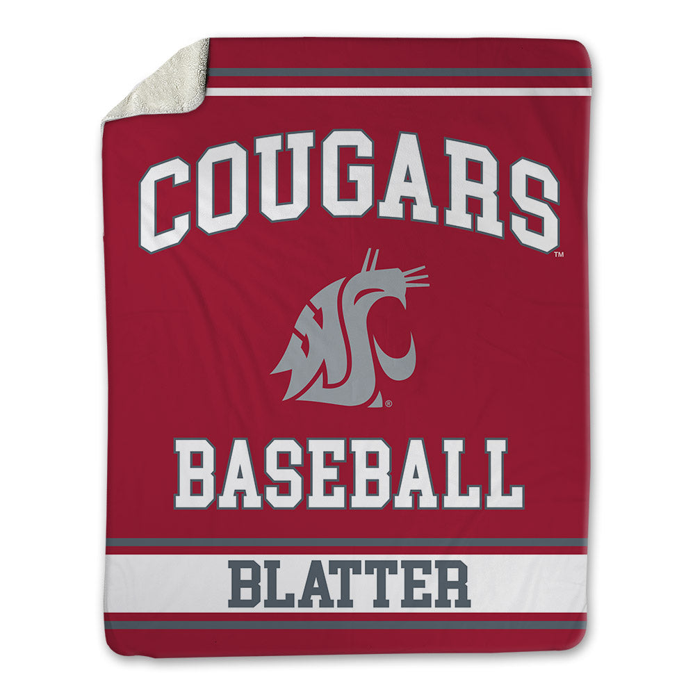 WSU - NCAA Baseball : Brock Blatter - Blanket-0