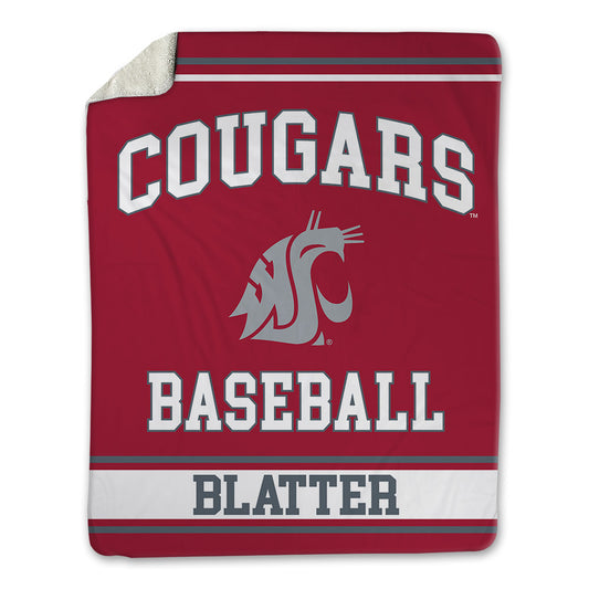 WSU - NCAA Baseball : Brock Blatter - Blanket-0