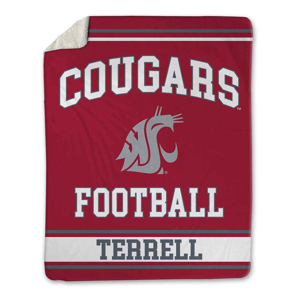 WSU - NCAA Football : Khamari Terrell - Blanket-0