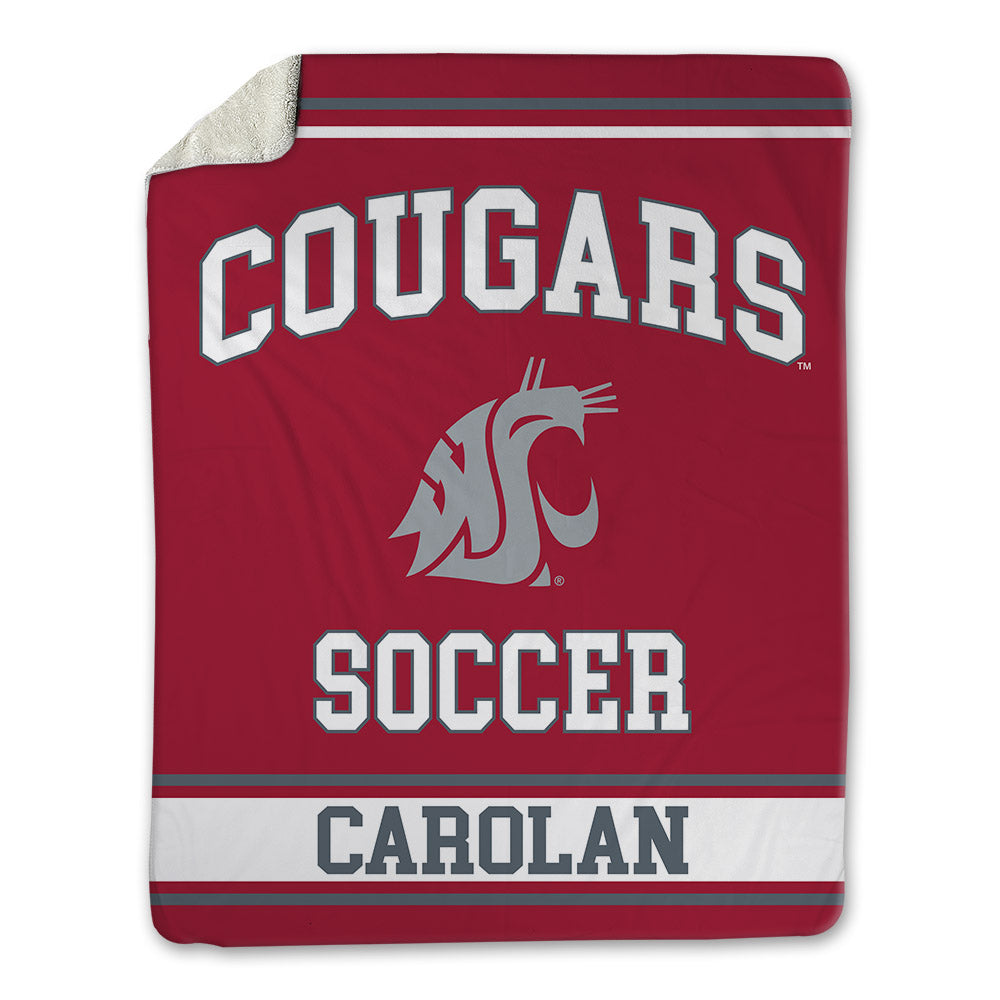 WSU - NCAA Women's Soccer : Riley Carolan - Blanket-0