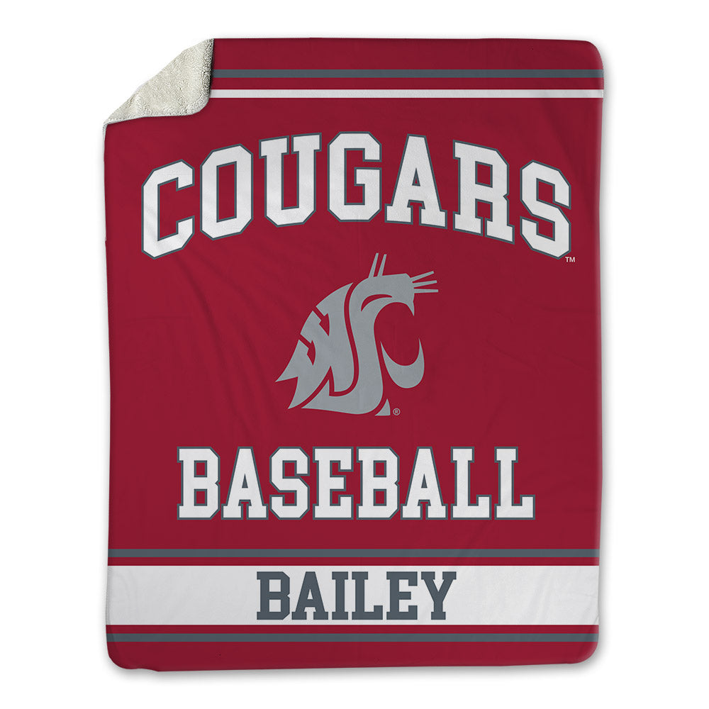 WSU - NCAA Baseball : Luke Bailey - Blanket-0