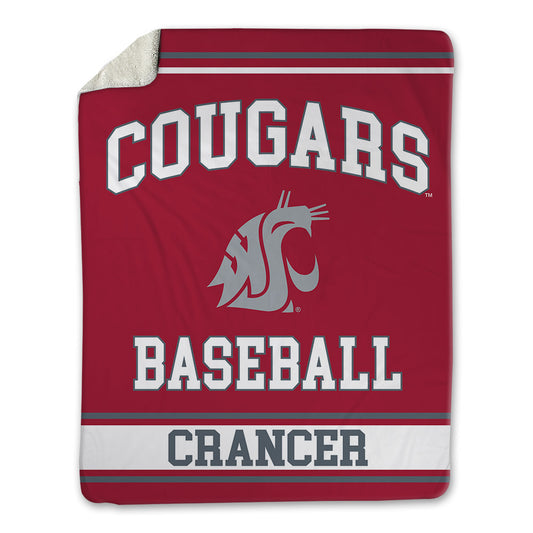 WSU - NCAA Baseball : Blake Crancer - Blanket-0