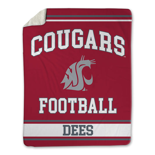 WSU - NCAA Football : Jordan Dees - Blanket-0