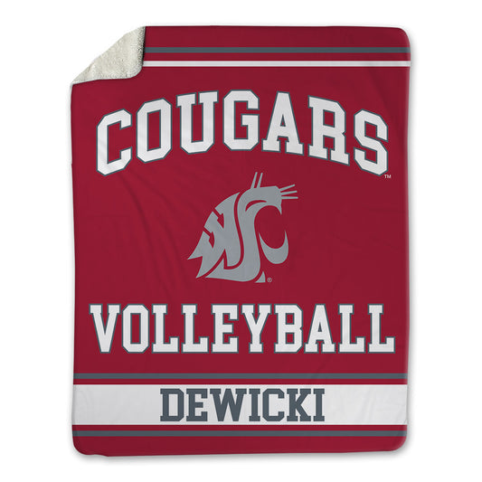 WSU - NCAA Women's Volleyball : Whitney Dewicki - Blanket-0