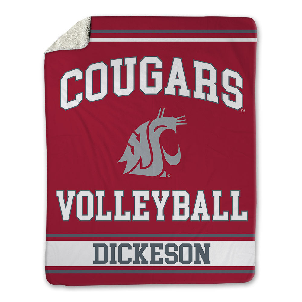 WSU - NCAA Women's Volleyball : Julia Dickeson - Blanket-0