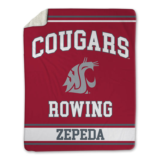 WSU - NCAA Women's Rowing : Mariah Zepeda - Blanket-0