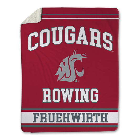 WSU - NCAA Women's Rowing : Allison Fruehwirth - Blanket-0