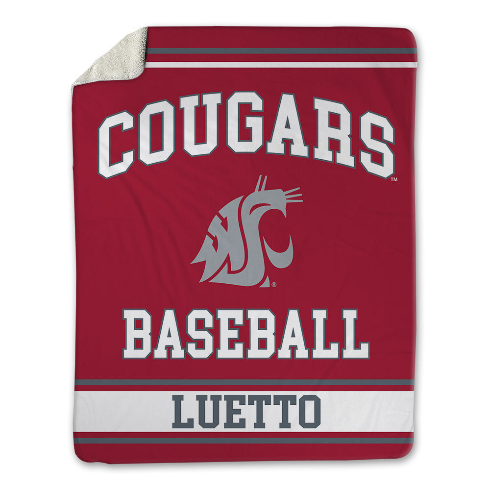 WSU - NCAA Baseball : Conner Luetto - Blanket-0