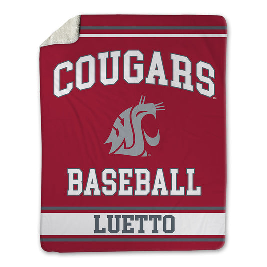 WSU - NCAA Baseball : Conner Luetto - Blanket-0