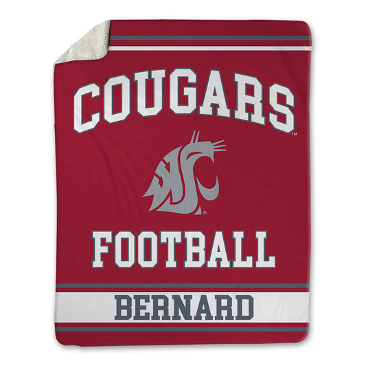WSU - NCAA Football : Jeremiah Bernard - Blanket-0