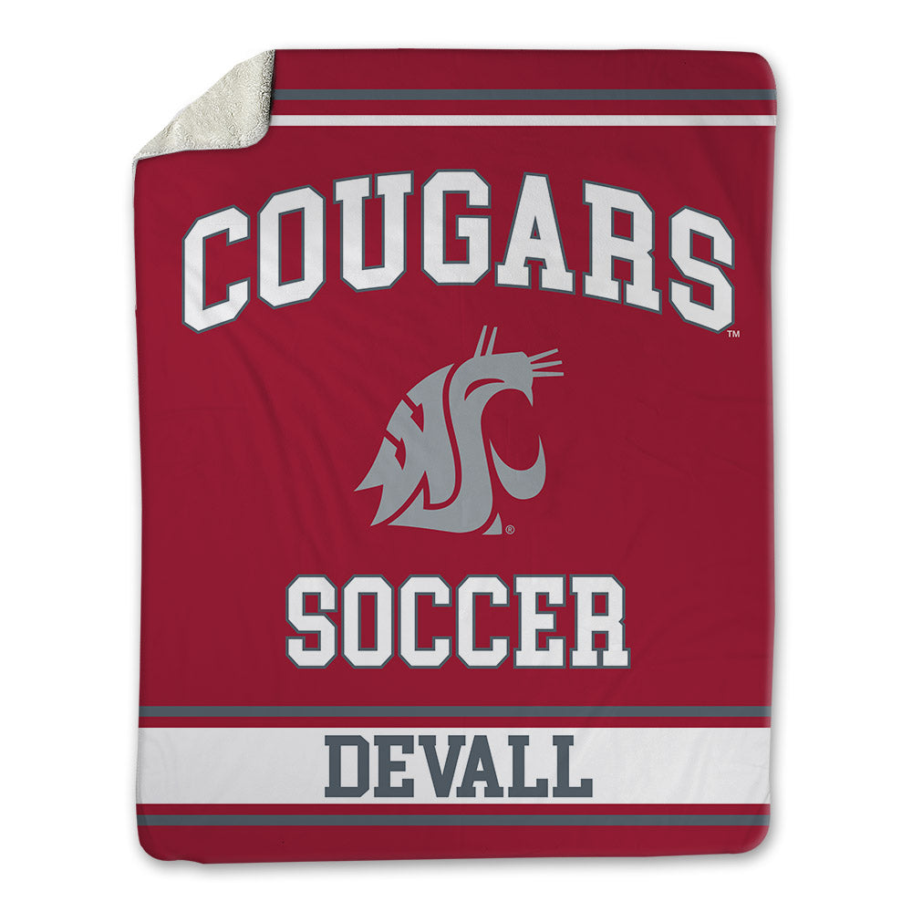 WSU - NCAA Women's Soccer : Meg Devall - Blanket-0