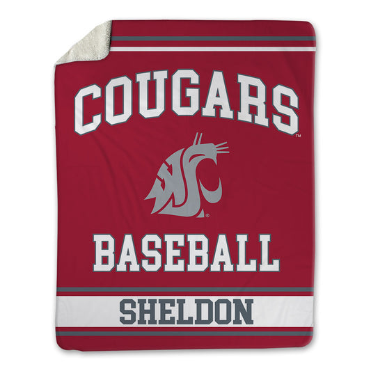 WSU - NCAA Baseball : Austin Sheldon - Blanket-0