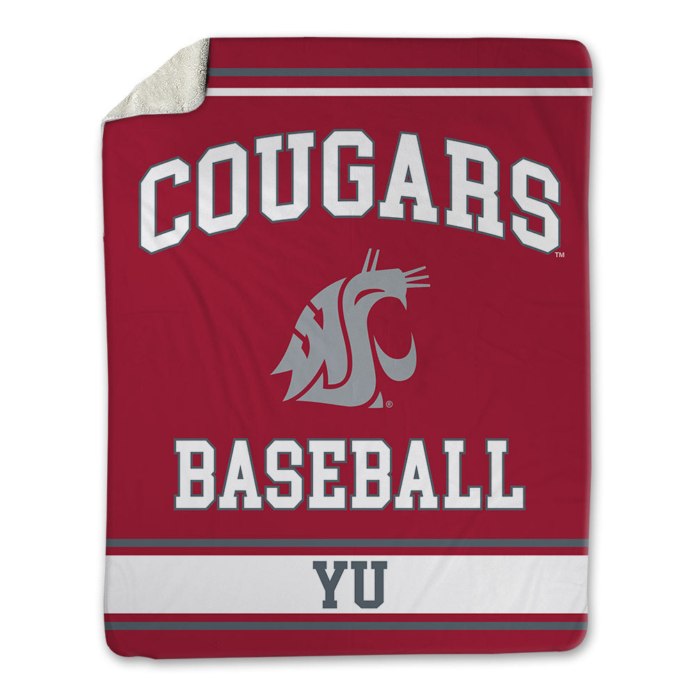 WSU - NCAA Baseball : Marwin Yu - Blanket-0
