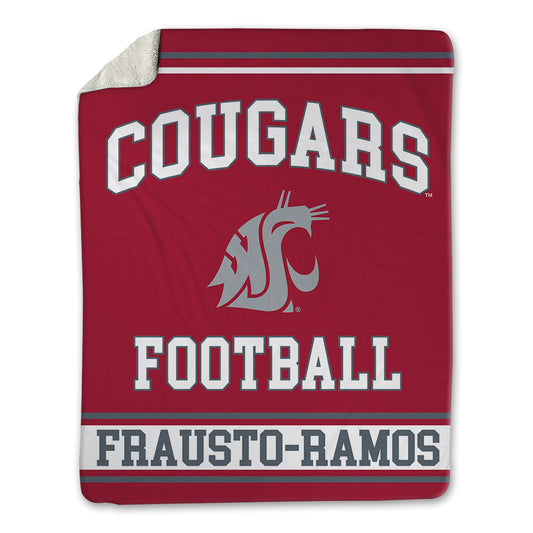 WSU - NCAA Football : Jshawn Frausto-Ramos - Blanket-0