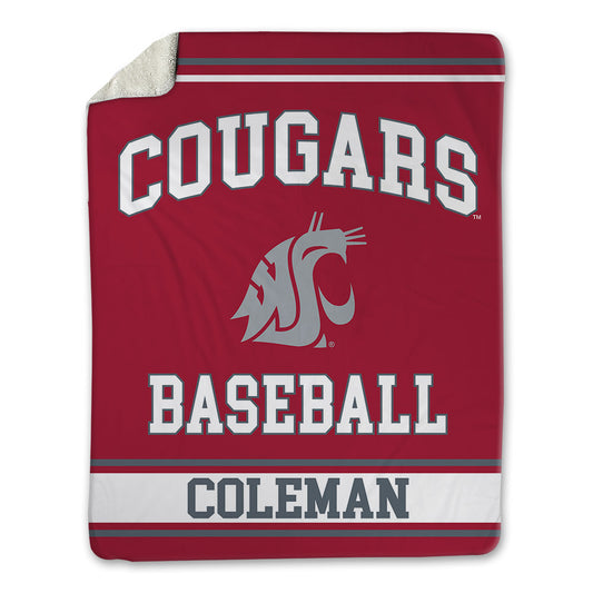 WSU - NCAA Baseball : Connor Coleman - Blanket-0