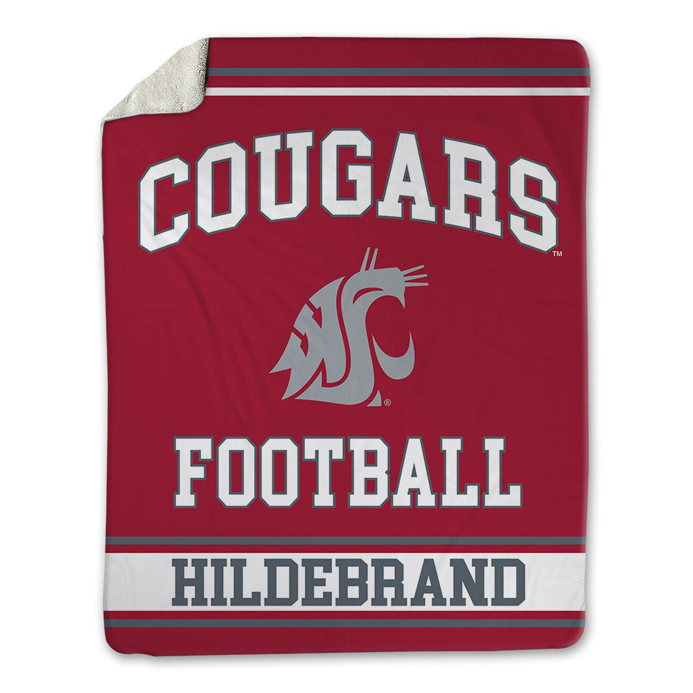 WSU - NCAA Football : Dylan Hildebrand - Blanket-0