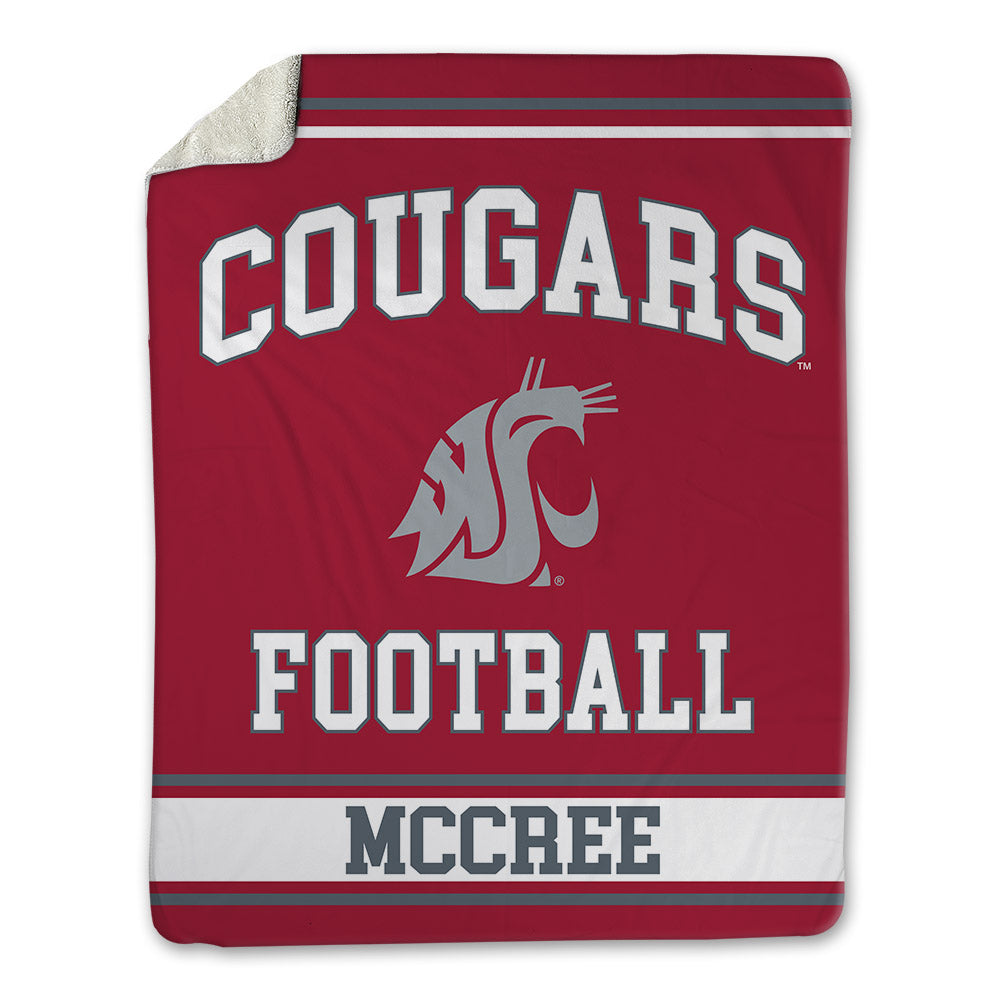 WSU - NCAA Football : Maximus McCree - Blanket-0