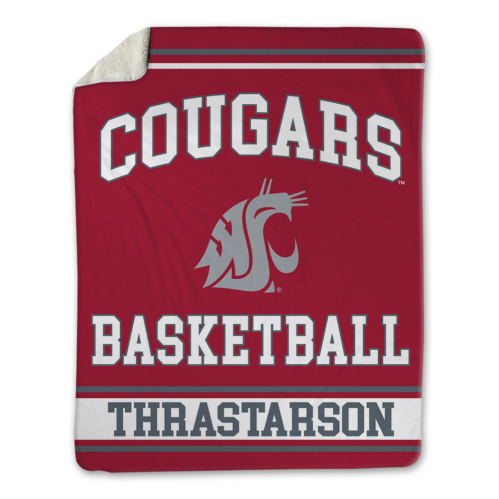 WSU - NCAA Men's Basketball : Tomas Thrastarson - Blanket-0