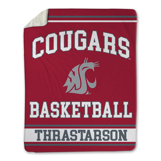 WSU - NCAA Men's Basketball : Tomas Thrastarson - Blanket-0
