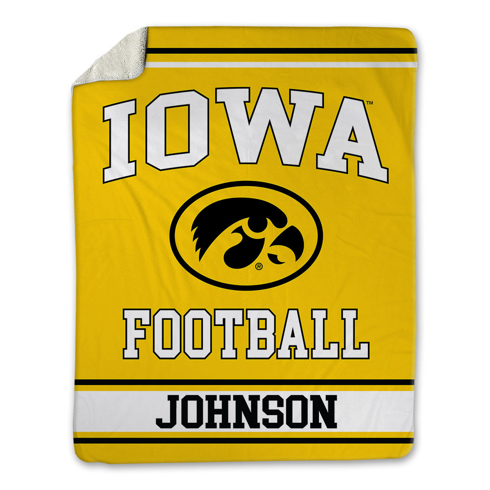 Iowa - NCAA Football : Eli Johnson - Blanket-0