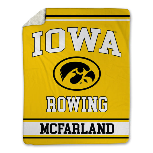 Iowa - NCAA Women's Rowing : Ryleigh McFarland - Blanket-0