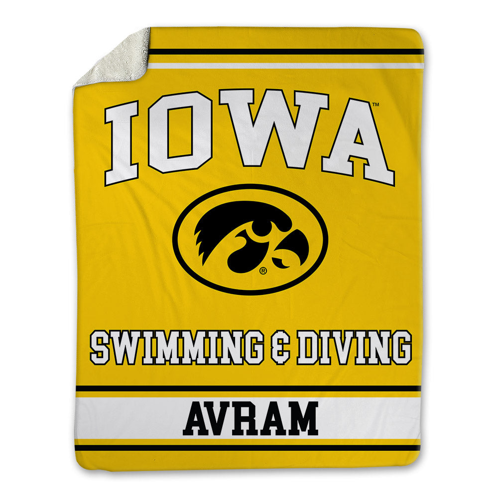 Iowa - NCAA Women's Swimming & Diving : Stephanie Avram - Blanket-0