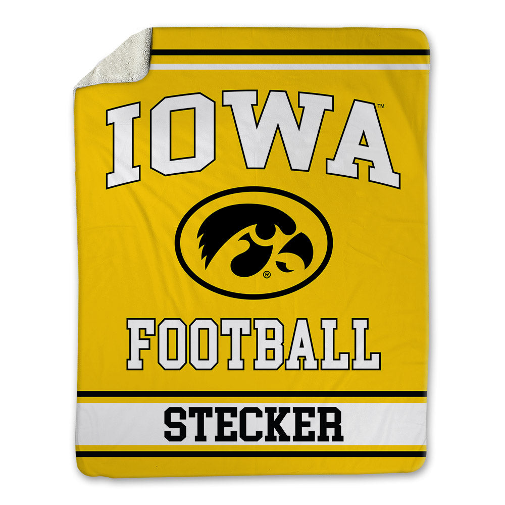 Iowa - NCAA Football : Dylan Stecker - Blanket-0