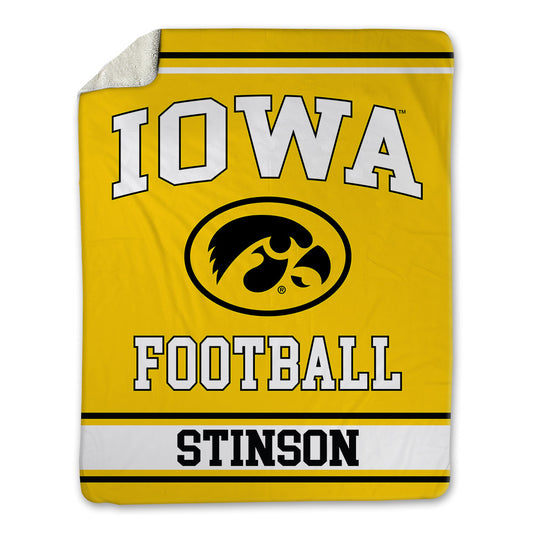 Iowa - NCAA Football : Xavier Stinson - Blanket-0