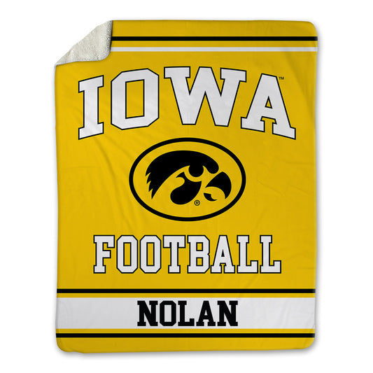 Iowa - NCAA Football : William Nolan - Blanket-0