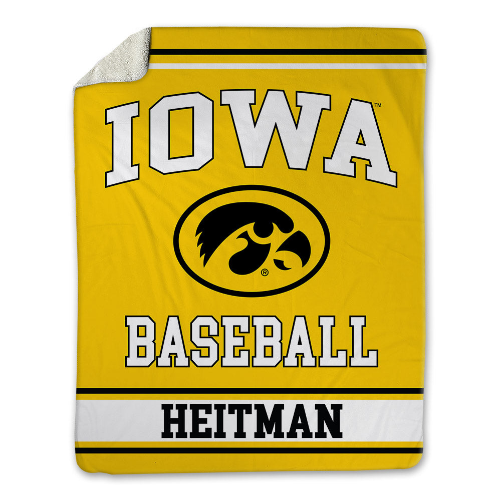 Iowa - NCAA Baseball : Nick Heitman - Blanket-0