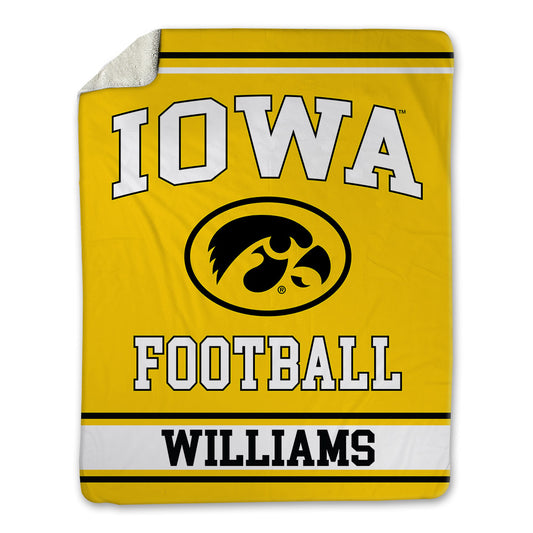 Iowa - NCAA Football : Xavier Williams - Blanket-0