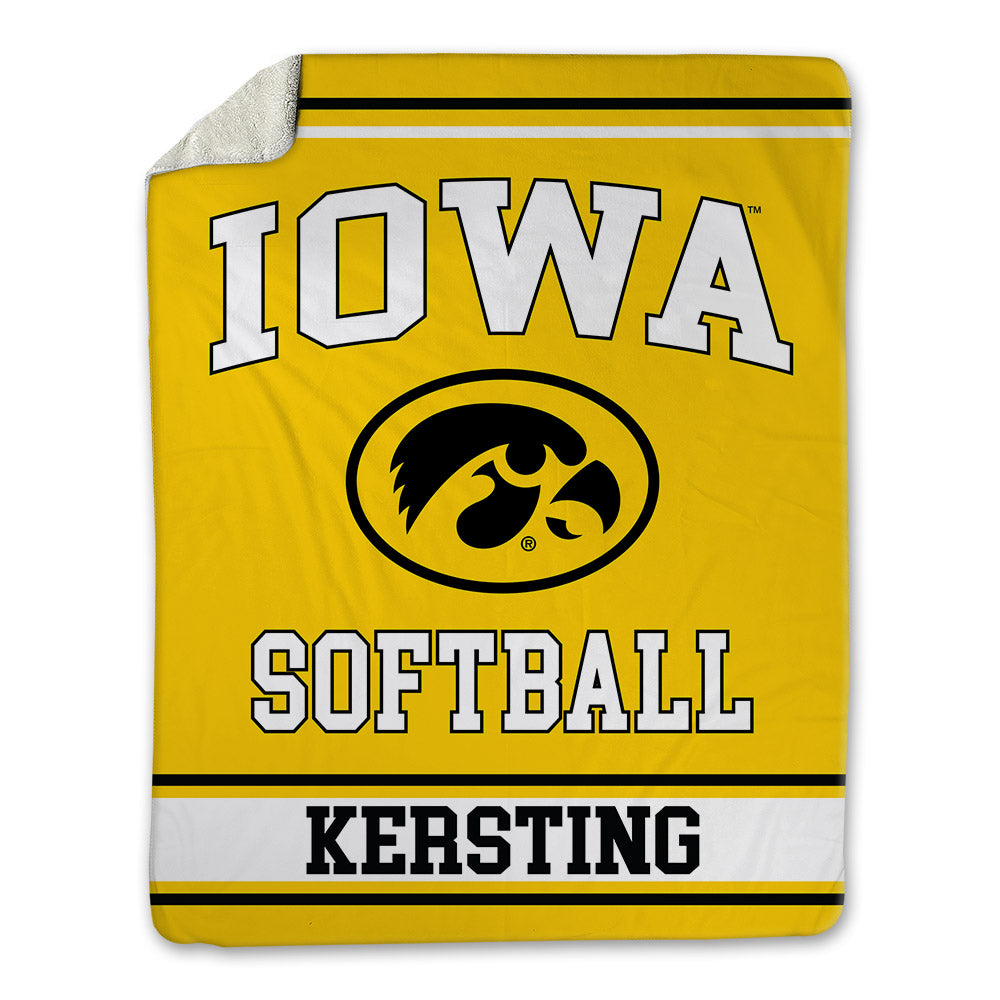 Iowa - NCAA Softball : Kayla Kersting - Blanket-0